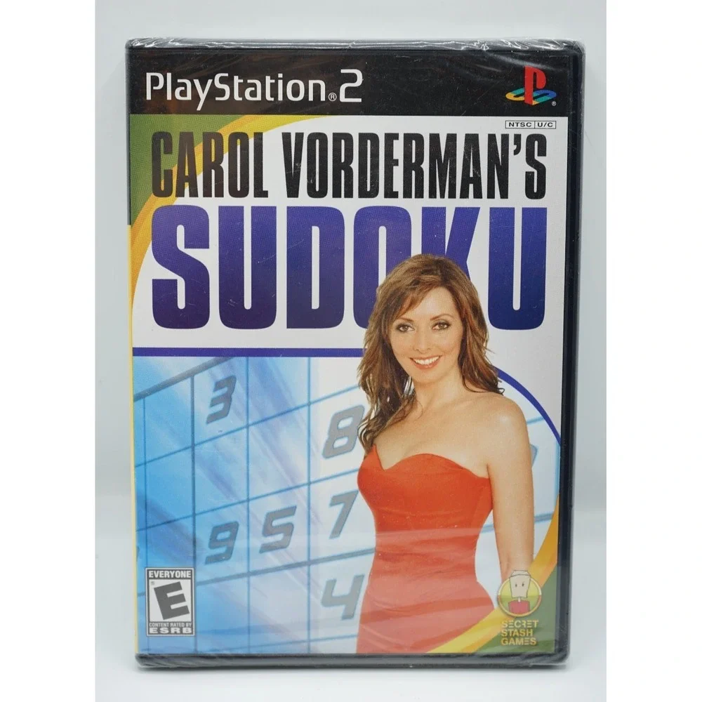 Carol Vorderman's Sudoku Sony PlayStation 2 PS2 New Sealed‎